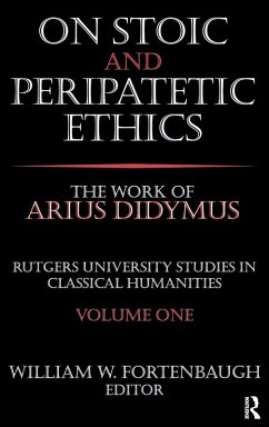 Cover On Stoic and Peripatetic Ethics