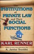 The Institutions of Private Law and... - Bild 1