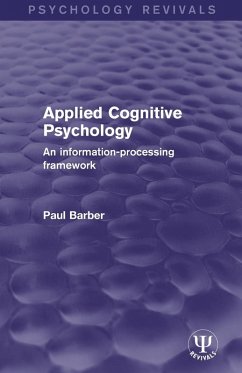 Applied Cognitive Psychology - Barber, Paul