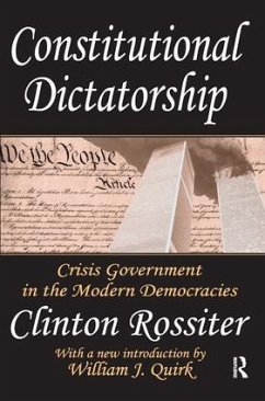 Constitutional Dictatorship - Rossiter, Clinton