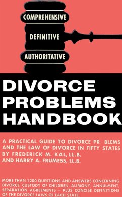 Divorce Problems Handbook (eBook, ePUB) - Kal, Frederick M.