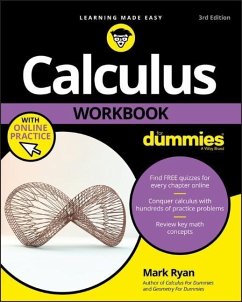 Calculus Workbook For Dummies with Online Practice - Ryan, Mark (The Math Center, Winnetka, IL)