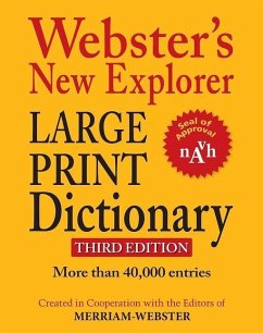 Webster's New Explorer Large Print Dictionary, Third Edition