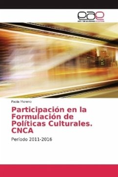 Participación en la Formulación de Políticas Culturales. CNCA - Moreno, Paola