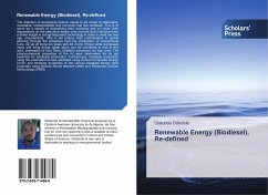 Renewable Energy (Biodiesel), Re-defined - Odedele, Olatunde