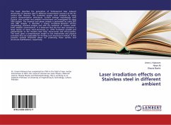 Laser irradiation effects on Stainless steel in different ambient