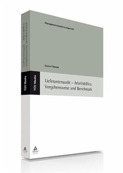 Lieferantenaudit - Arbeitshilfen, Vorgehensweise und Benchmark (E-Book, PDF) (eBook, PDF) - Thomas, Enrico