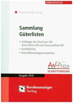 Sammlung Güterlisten - Ausgabe 2018