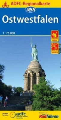 ADFC-Regionalkarte Ostwestfalen mit Tagestouren-Vorschlägen, 1:75.000, reiß- und wetterfest, GPS-Tracks Download