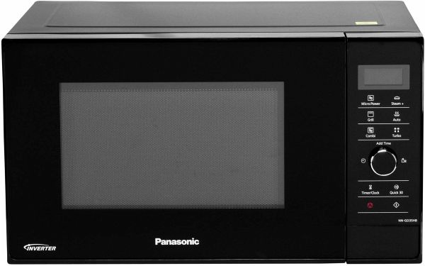 Panasonic NN-GD35HBGTG Mikrowelle mit Quarzgrill und Dampfgarer schwarz