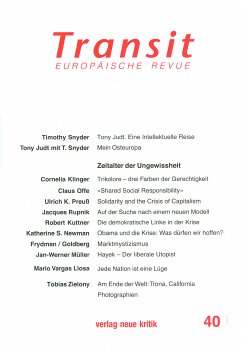 Transit 40. Europäische Revue (eBook, PDF) - Preuß, Ulrich K.; Offe, Claus; Snyder, Timothy