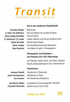 Transit 33. Europäische Revue (eBook, PDF) - Klinger, Cornelia; Schreiber, Hans-Ludwig; Rupnik, Jacques