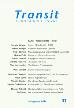 Transit 41. Europäische Revue (eBook, ePUB) - Klinger, Cornelia; Krieger, Verena; Hebekus, Uwe