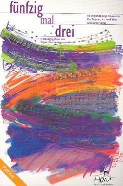 Cover 50x3 für gem Chor (SAM) und Instrumente Partitur