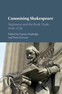 Cover Canonising Shakespeare (eBook, PDF)