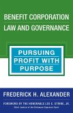Benefit Corporation Law and Governance (eBook, ePUB)