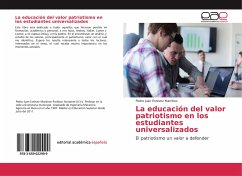 La educación del valor patriotismo en los estudiantes universalizados - Estévez Martínez, Pedro Juan