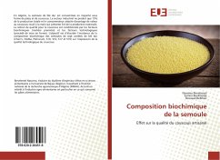 Composition biochimique de la semoule - Benahmed, Nassima;Benkhodja, Samira;Belkheir, Boussad