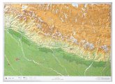 Nepal 1:1.150.000, Groß, Reliefkarte