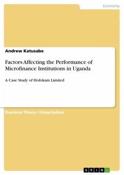 Factors Affecting the Performance of Microfinance Institutions in Uganda - Katusabe, Andrew