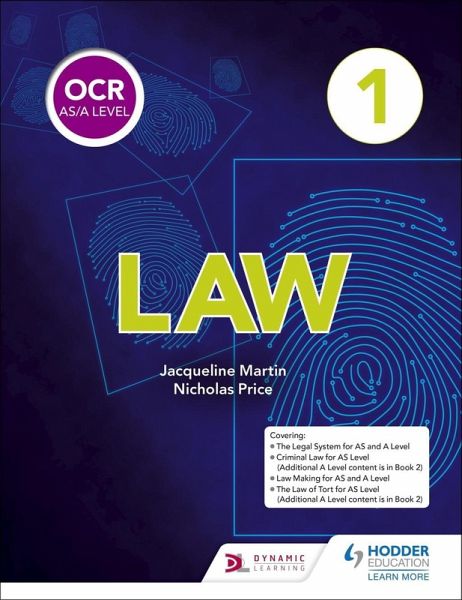 OCR AS/A Level Law Book 1 (eBook, ePUB) OCR AS/A Level Law Book 1 (eBook, ePUB)