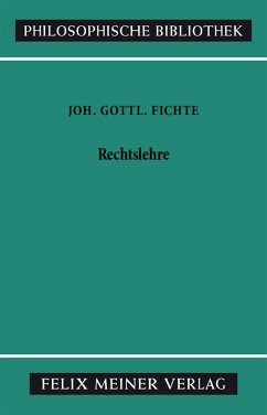 Rechtslehre (eBook, PDF) - Fichte, Johann Gottlieb