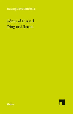 Ding und Raum (eBook, PDF) - Husserl, Edmund