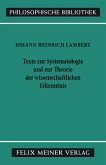 Texte zur Systematologie und zur Theorie der wissenschaftlichen Erkenntnis (eBook, PDF)