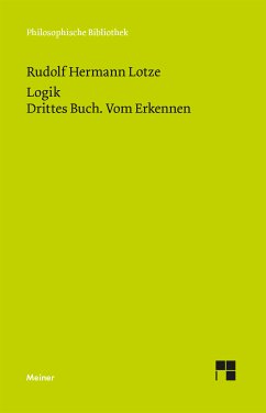 Logik. Drittes Buch. Vom Erkennen (eBook, PDF) - Lotze, Rudolph Hermann