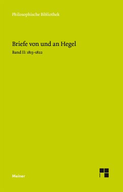 Briefe von und an Hegel. Band 2 (eBook, PDF) - Hegel, Georg Wilhelm Friedrich