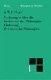 Vorlesungen über die Geschichte der Philosophie. Teil 1 (eBook, PDF)
