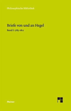 Briefe von und an Hegel. Band 1 (eBook, PDF) - Hegel, Georg Wilhelm Friedrich