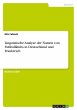 Linguistische Analyse der Namen von... - Bild 1