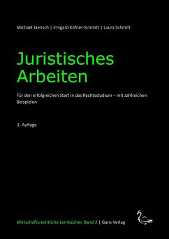 Juristisches Arbeiten - Jaensch, Michael;Küfner-Schmitt, Irmgard;Laura, Schmitt