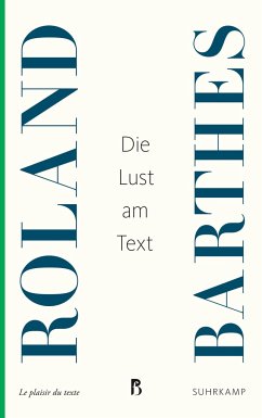 Die Lust am Text - Barthes, Roland