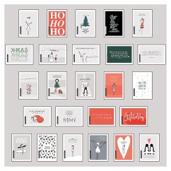 25 handgemachte Weihnachtskarten Teil 1 - Wirth, Lisa