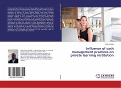 Influence of cash management practices on private learning institution