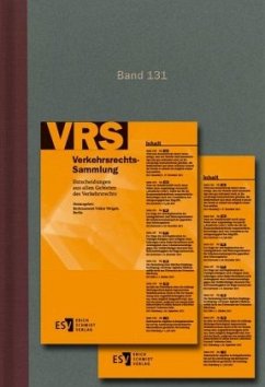Cover Verkehrsrechts-Sammlung (VRS) Band 131 / Verkehrsrechts-Sammlung (VRS) Bd. 131