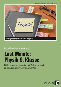 Last Minute: Physik 9. Klasse - Schmidt, Carolin;Seifert, Hardy;Barth, Antje
