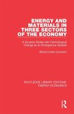 Energy and Materials in Three Sectors of the Economy (eBook, ePUB)