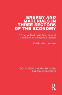 Cover Energy and Materials in Three Sectors of the Economy (eBook, ePUB)