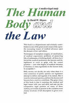 Cover Human Body and the Law (eBook, ePUB)