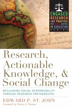 Research, Actionable Knowledge, and Social Change (eBook, ePUB) - St. John