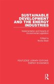 Sustainable Development and the Energy Industries (eBook, PDF)