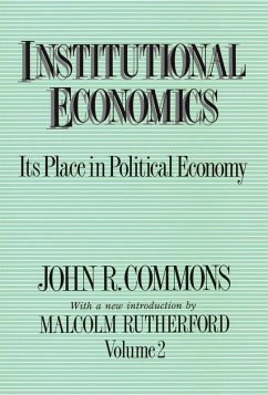 Cover Institutional Economics (eBook, PDF)