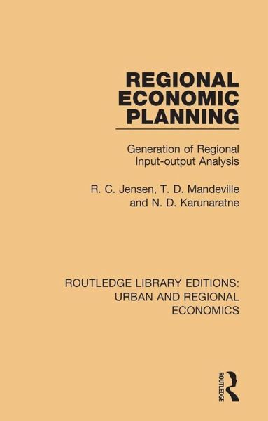 Regional Economic Planning (eBook, PDF) Regional Economic Planning (eBook, PDF)