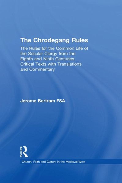The Chrodegang Rules (eBook, PDF)