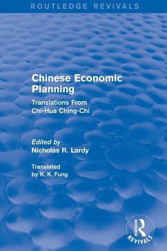 Chinese Economic Planning (eBook, PDF)