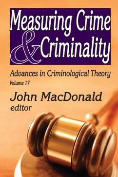 Cover Measuring Crime and Criminality (eBook, ePUB)