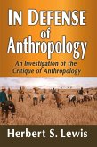 In Defense of Anthropology (eBook, ePUB)
